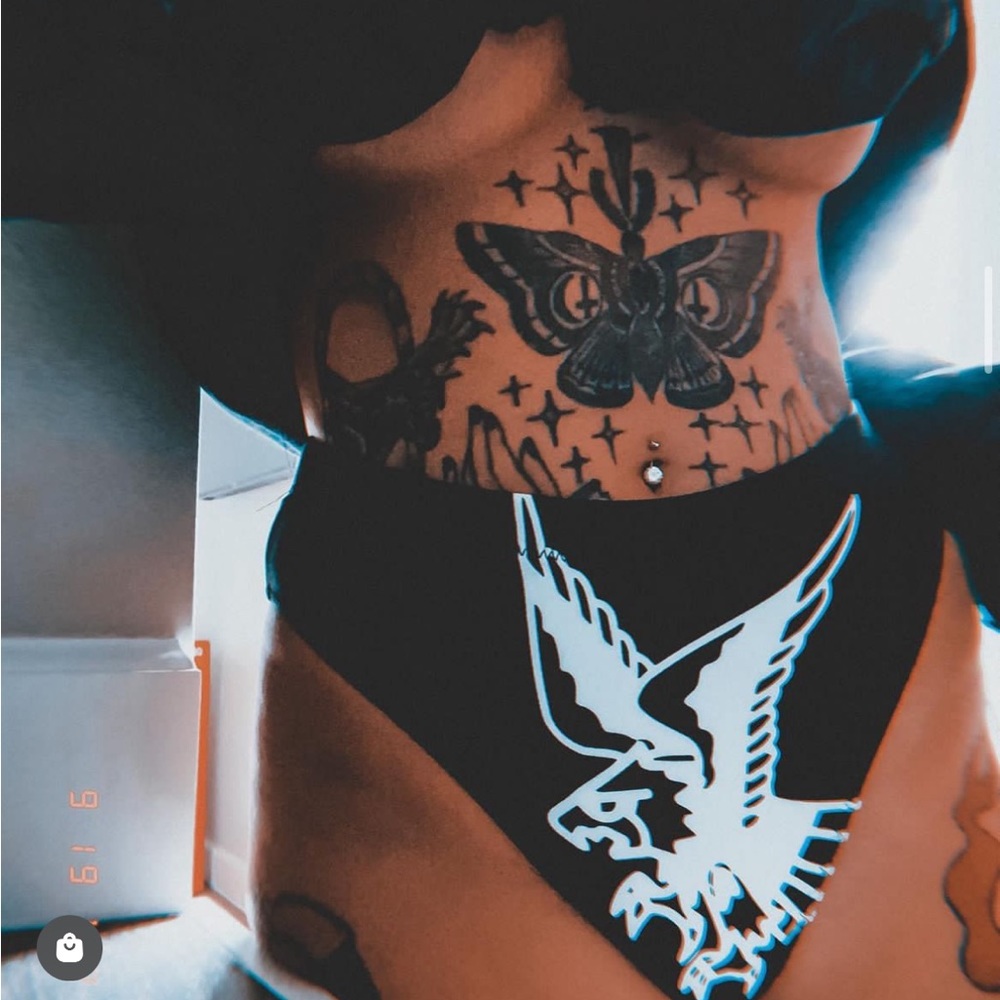 Thrash Happy tattoo inspired bikini